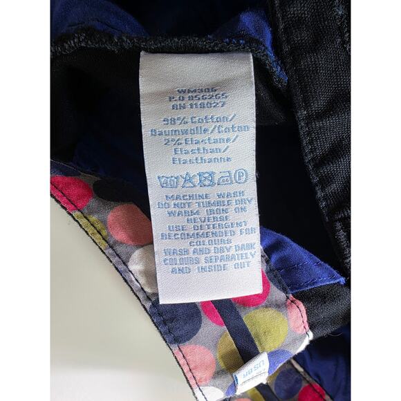 BODEN Black Classic Straight Boot Casual Trousers Pants 30" Inseam SZ 12R - Picture 9 of 10